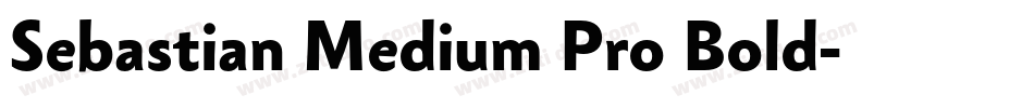 Sebastian Medium Pro Bold字体转换